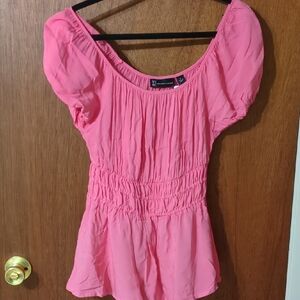 New York & Company Pink Blouse